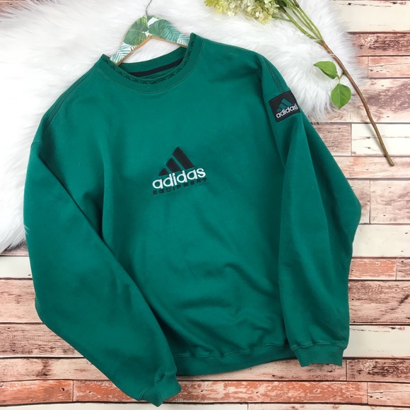 adidas equipment turquoise sweatshirt